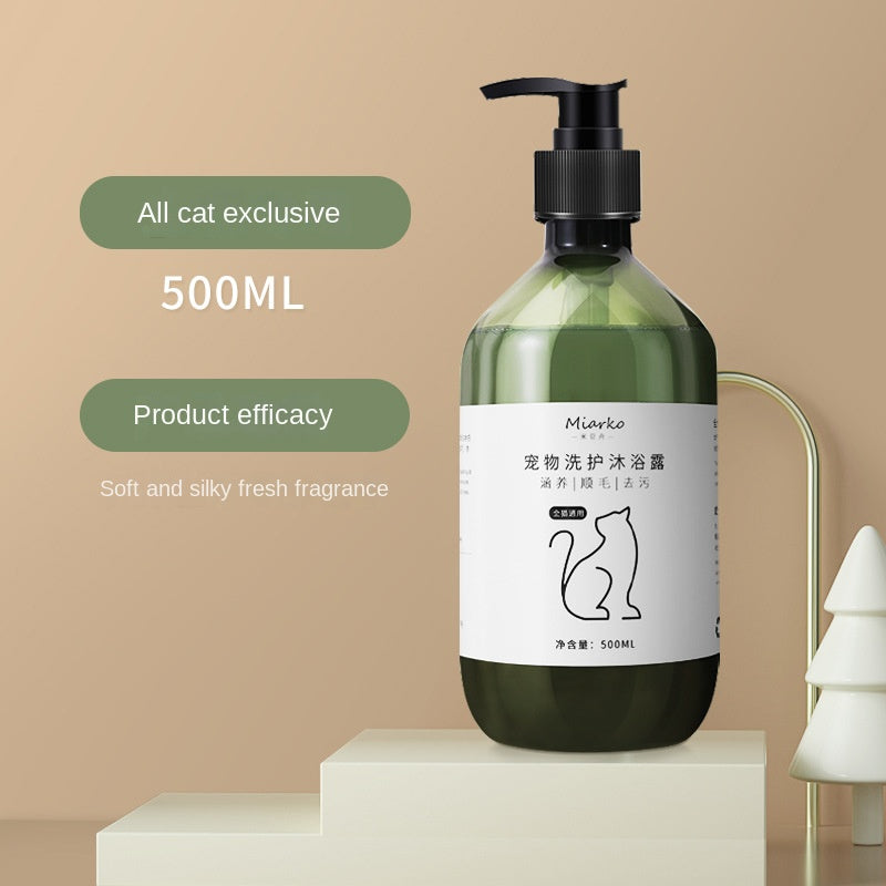 Pet Shampoo 500ml Cat Deodorizing and Scented Bath Products Dog Cleaning Supplies
