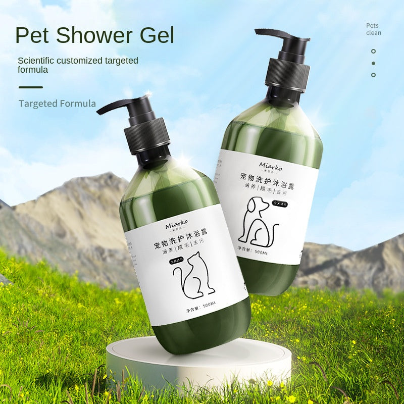 Pet Shampoo 500ml Cat Deodorizing and Scented Bath Products Dog Cleaning Supplies