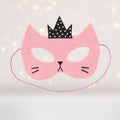 Pink Princess Kitty Cat Felt Costume Mask
